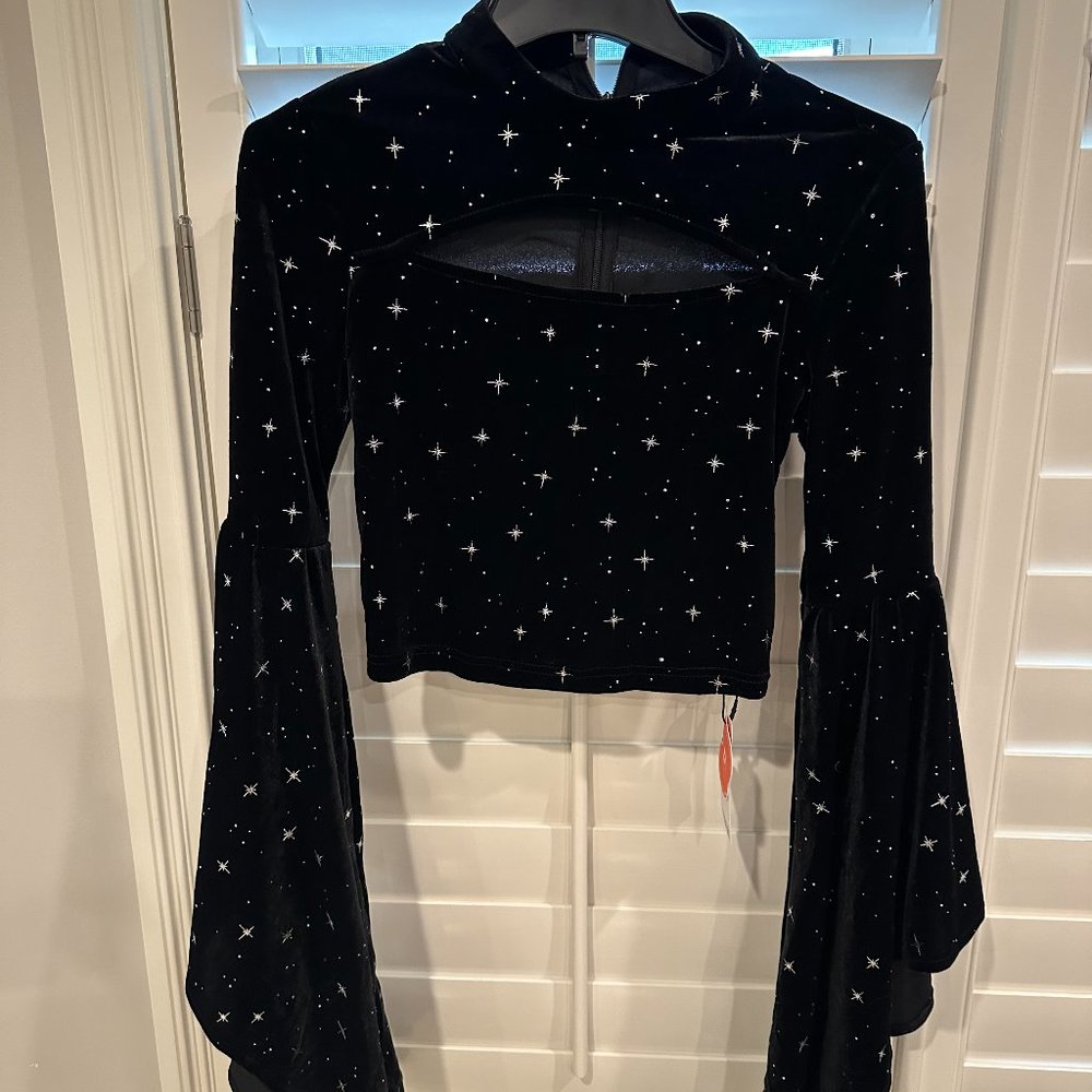 Cider Brand Velvet Top Size Small